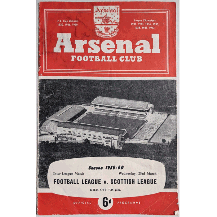 arsenal v man city 1961