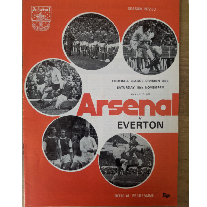 arsenal v everton 1972