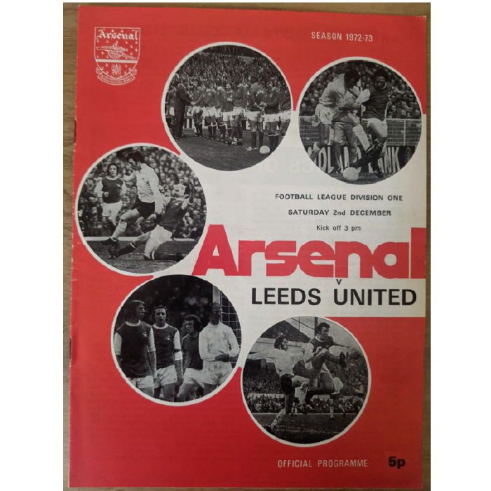 arsenal v leeds 1972