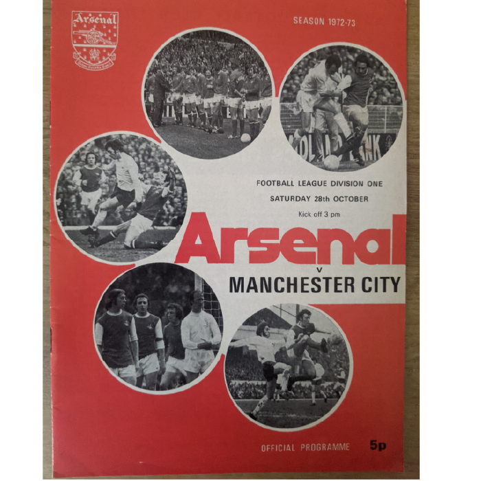 arsenal v man-city 1972