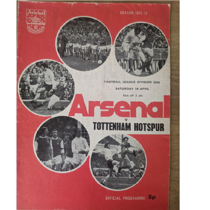 arsenal v tottenham 1973