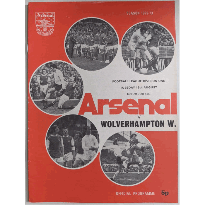 arsenal v wolves 1972