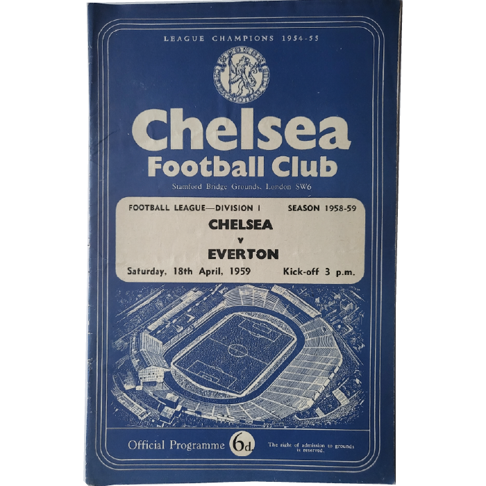 Chelsea V Everton 1959