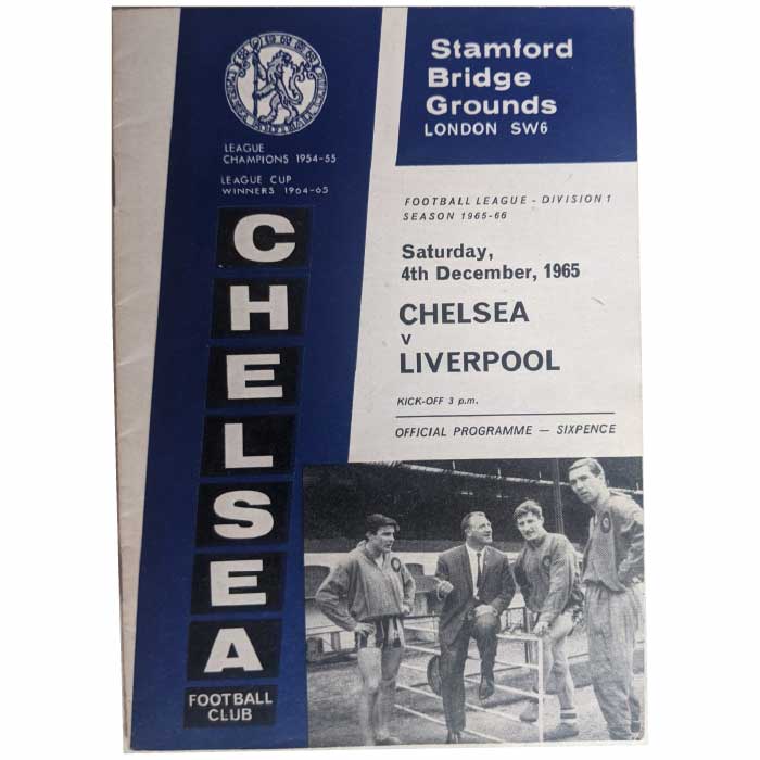 chelsea V liverpool 1965