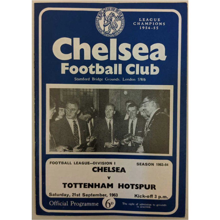 chelsea V Tottenham 1963