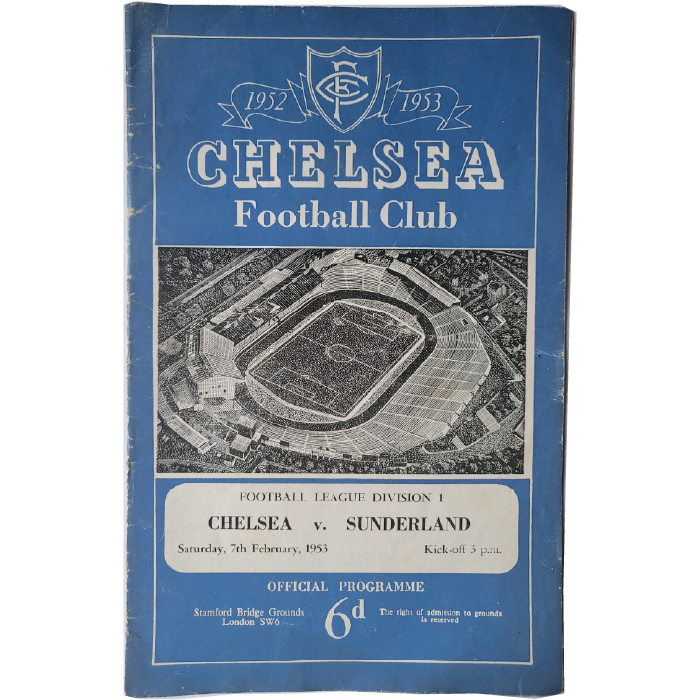 chelsea V sunderland 1953