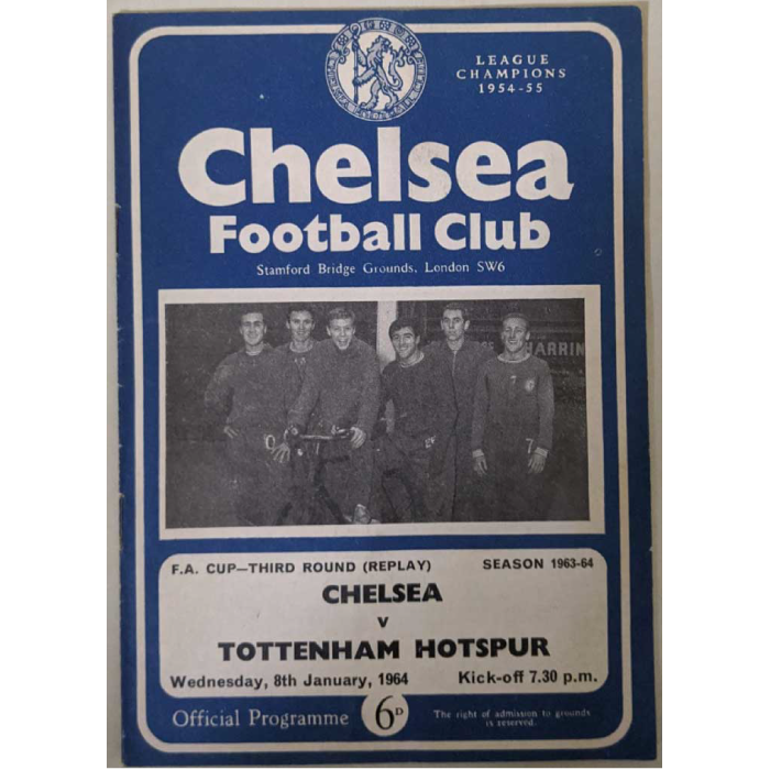 chelsea V Tottenham 1964 3rd Cup Replay