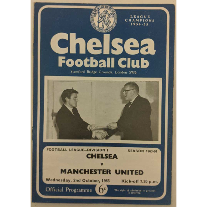 chelsea V man united 1963