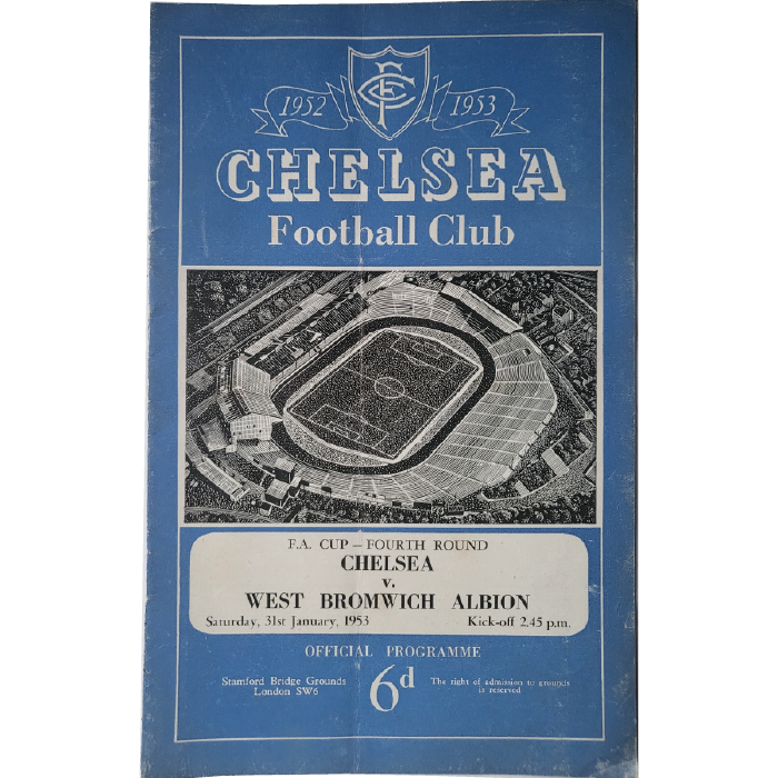 Chelsea V West Brom 1953