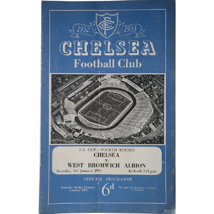 chelsea V west brom 1953