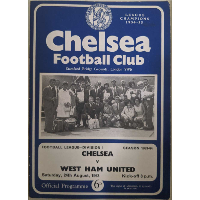 chelsea V west ham 1963