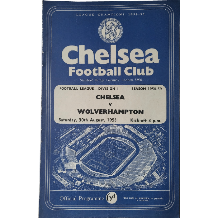 Chelsea V Wolves 1958