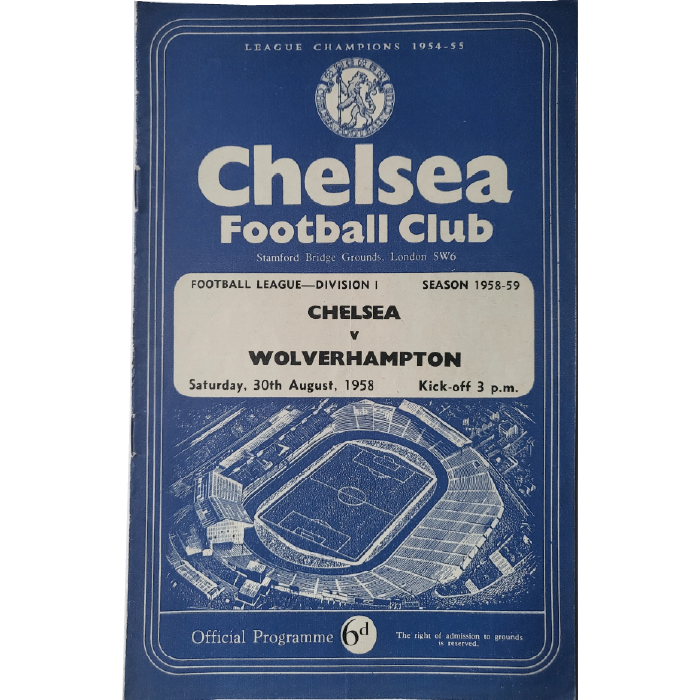 chelsea V wolves 1958