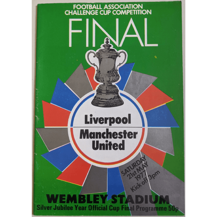 Liverpool v man united cup final 1977