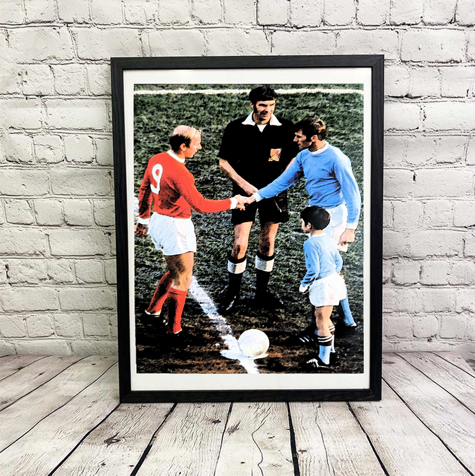 Manchester derby Print