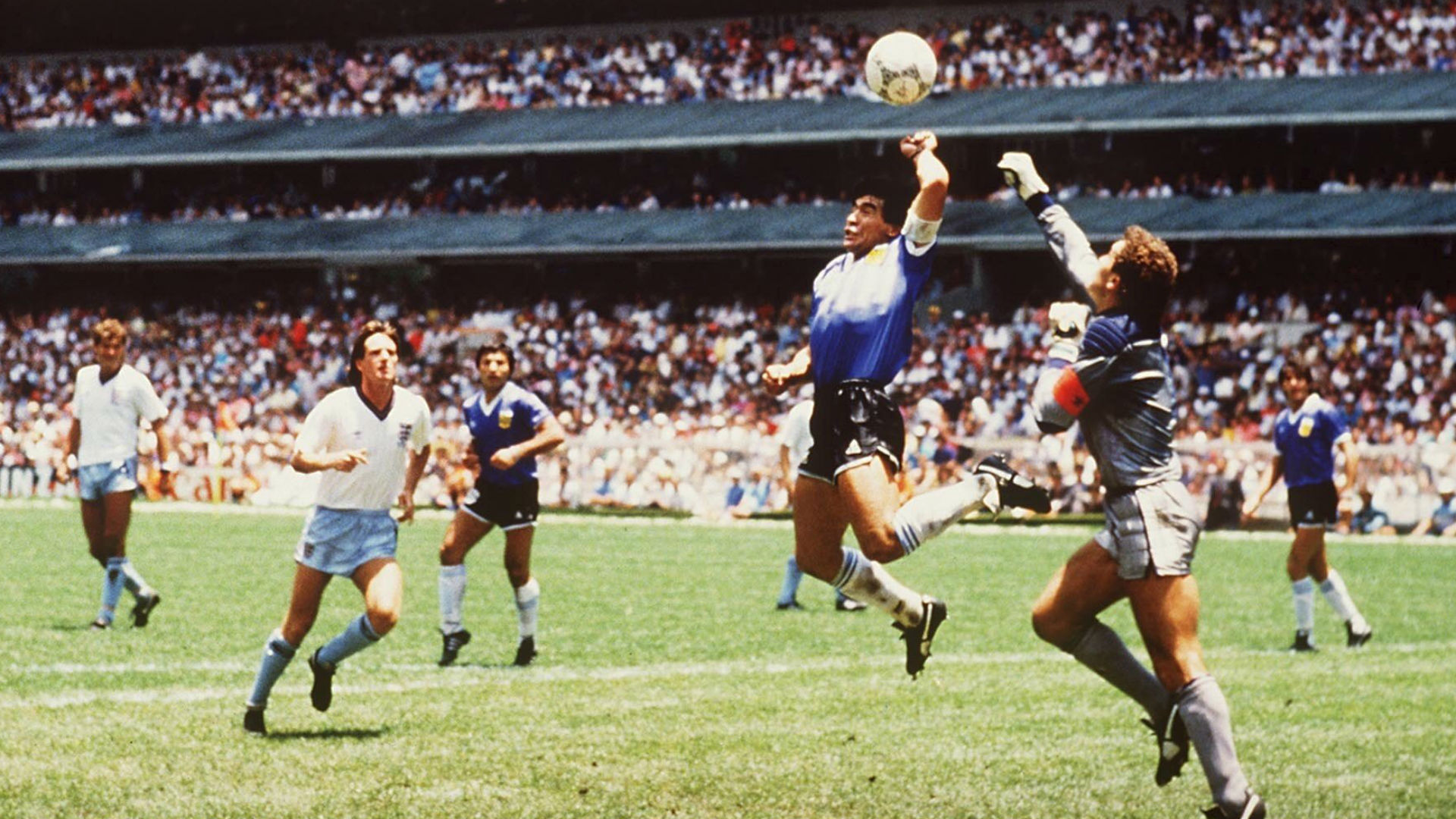 Maradonas hand of god