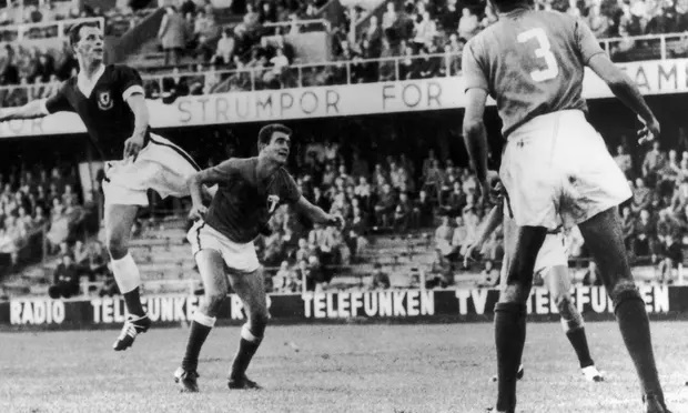 john charles scores against mexico 1958