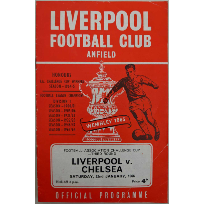 Liverpool v chelsea 1966 3rd round FA Cup