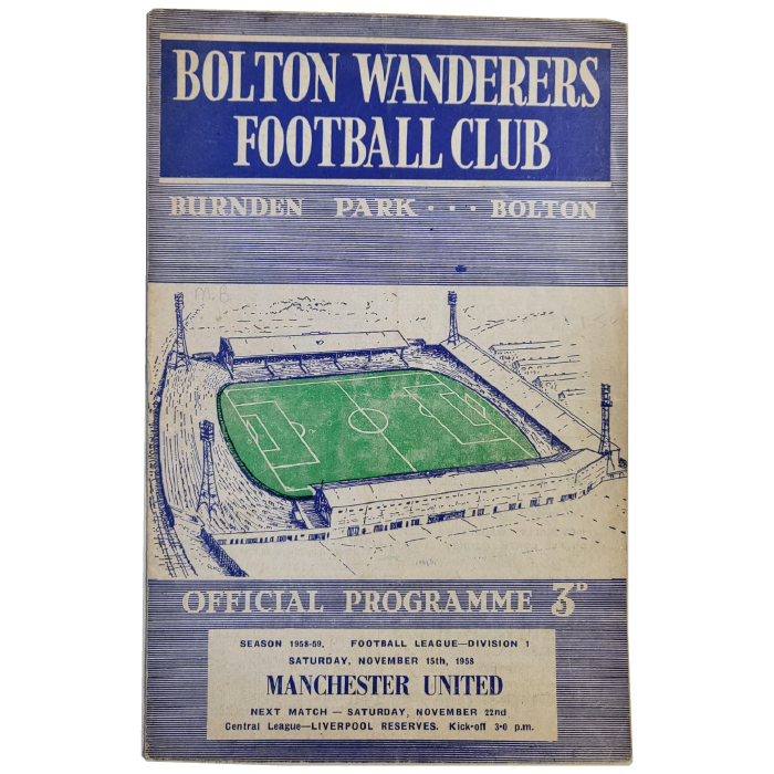Bolton V Man Utd 1958