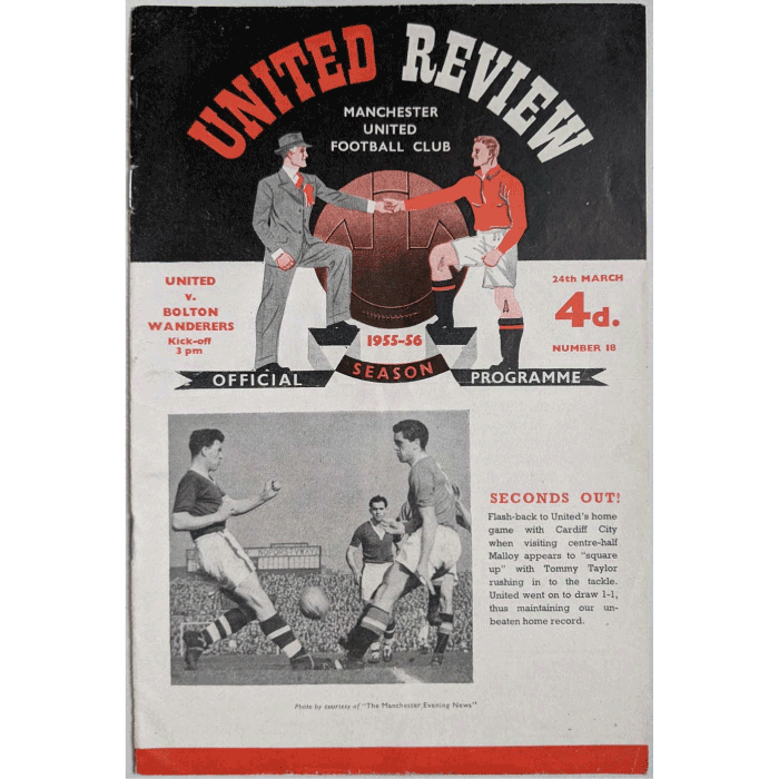 Man Utd v Bolton 1955