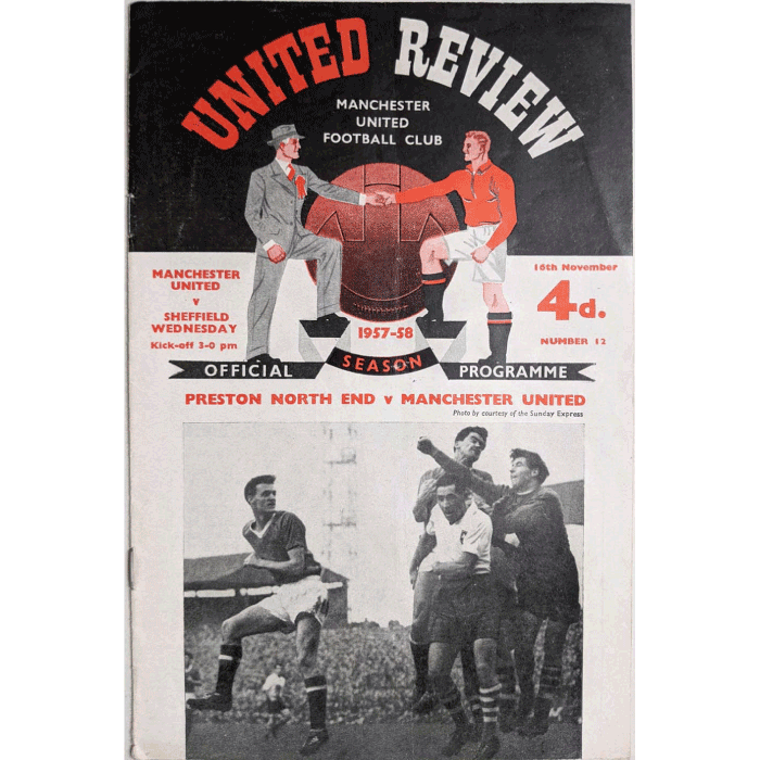 Man Utd v Sheff Wed 1957