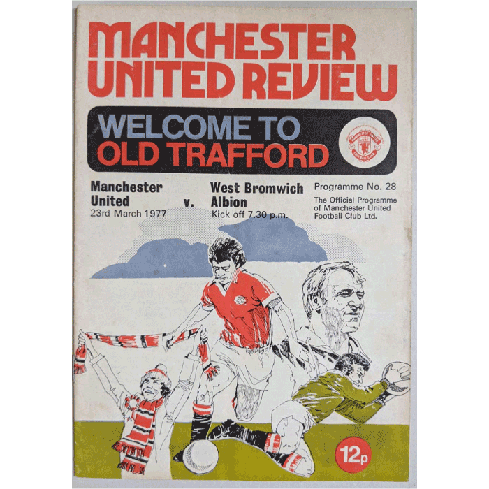 Man Utd v West Brom 1977