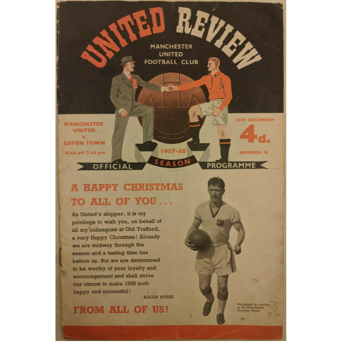 Man Utd v Luton 1957