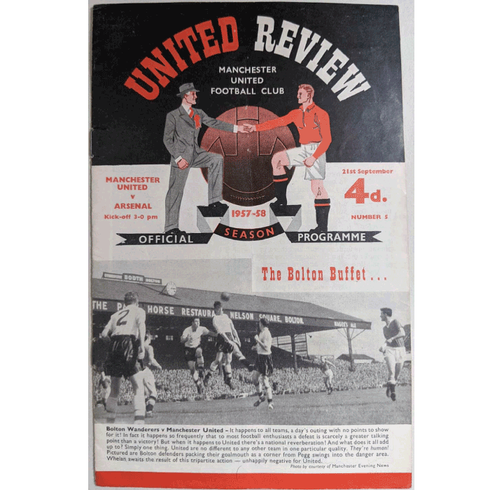 Man Utd v Arsenal 1957