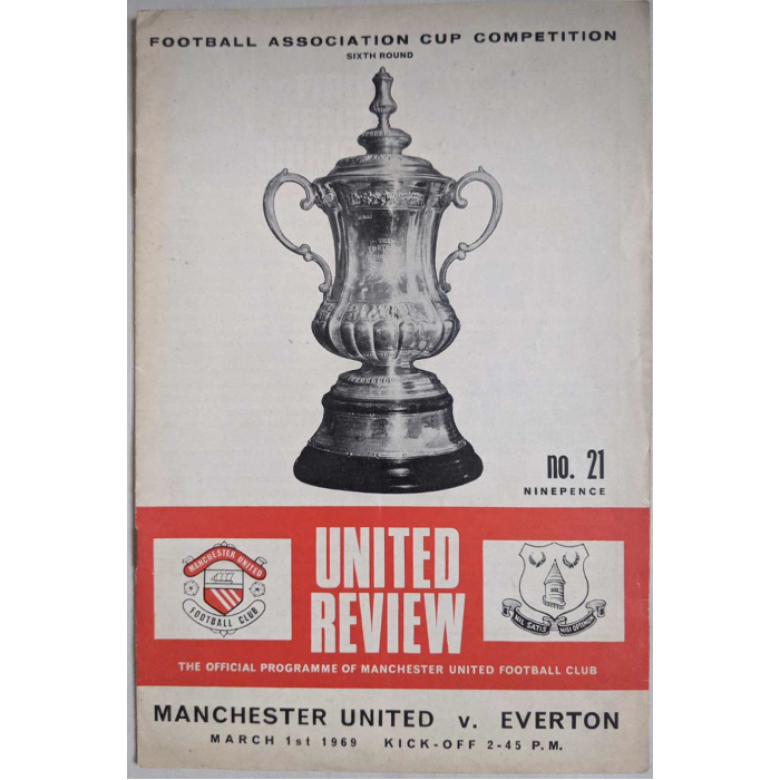 Man United v Everton 1969