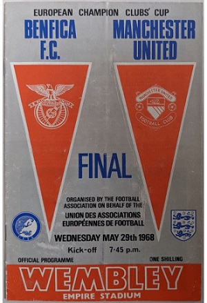 man utd v benfica 1968 european cup final