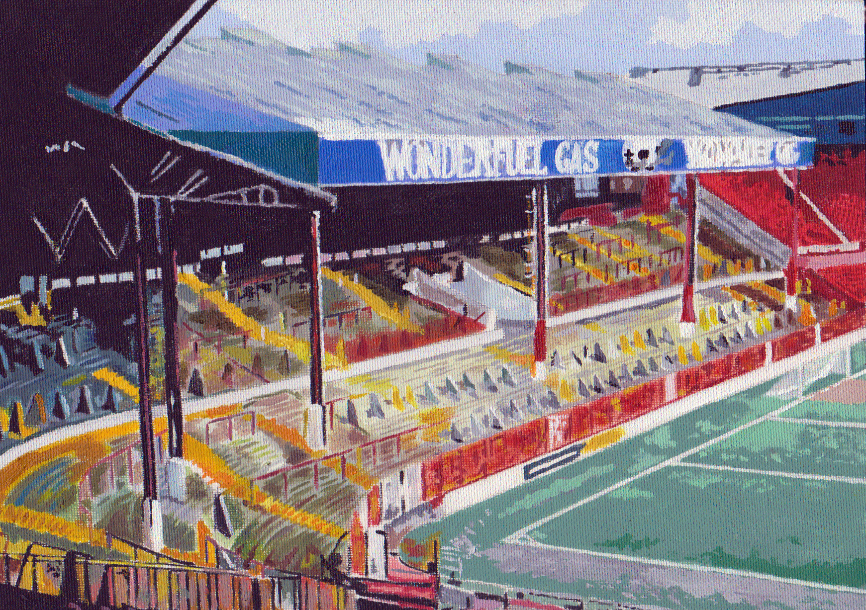 Stretford end print