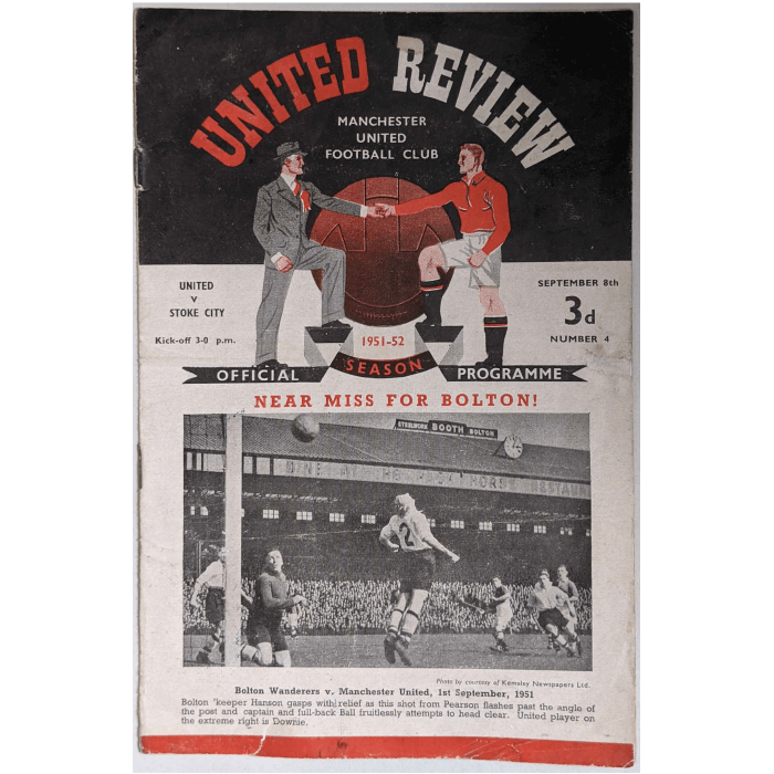 Man Utd v Stoke 1951