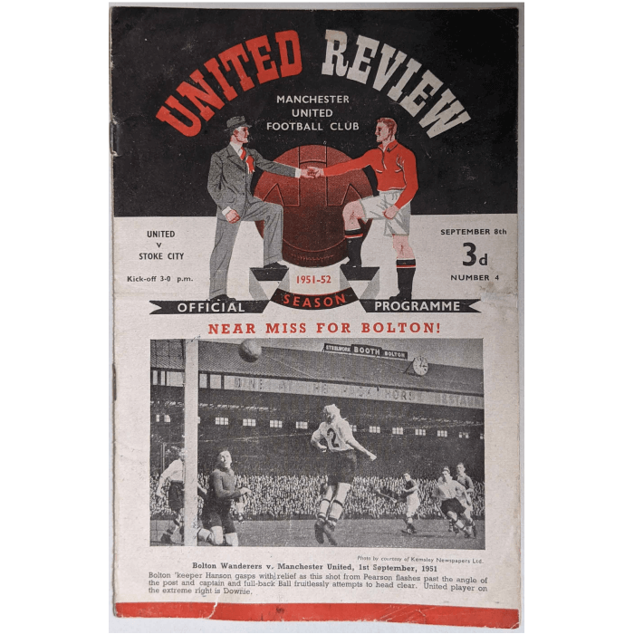 man utd v stoke 1951