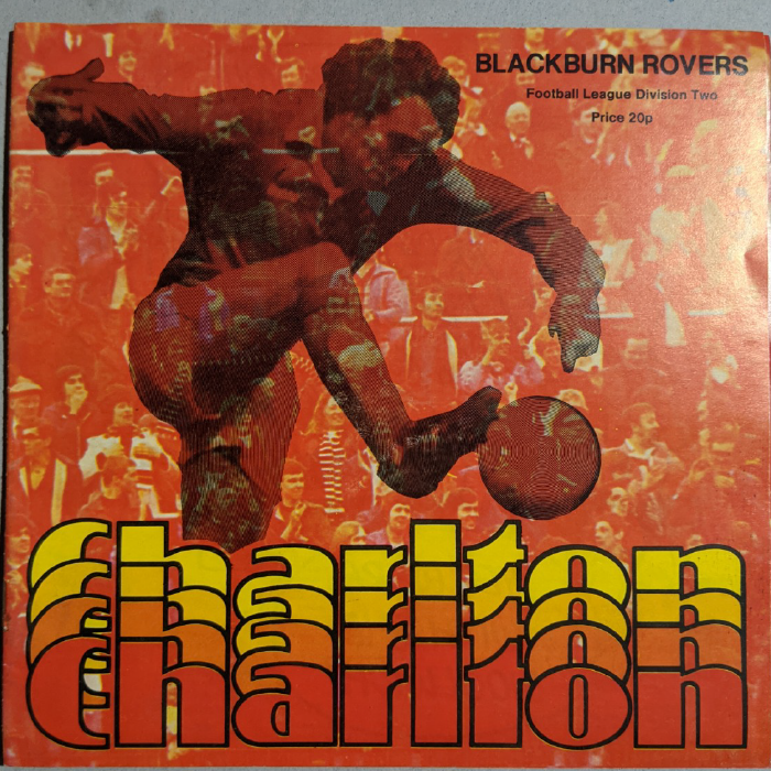 Charlton V Blackburn football programme