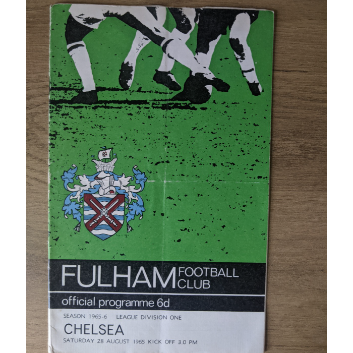 Fulham V Chelsea 1965 programme