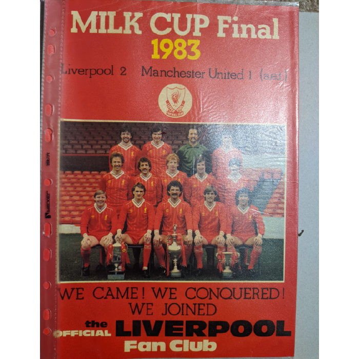 Liverpool Fan Club A4 Pic, 1983