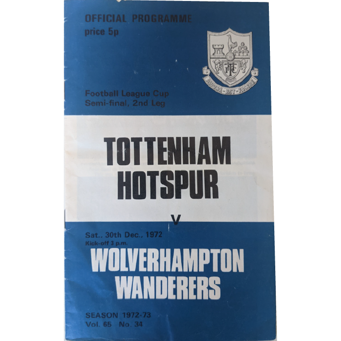 tottenham v wolves 1972