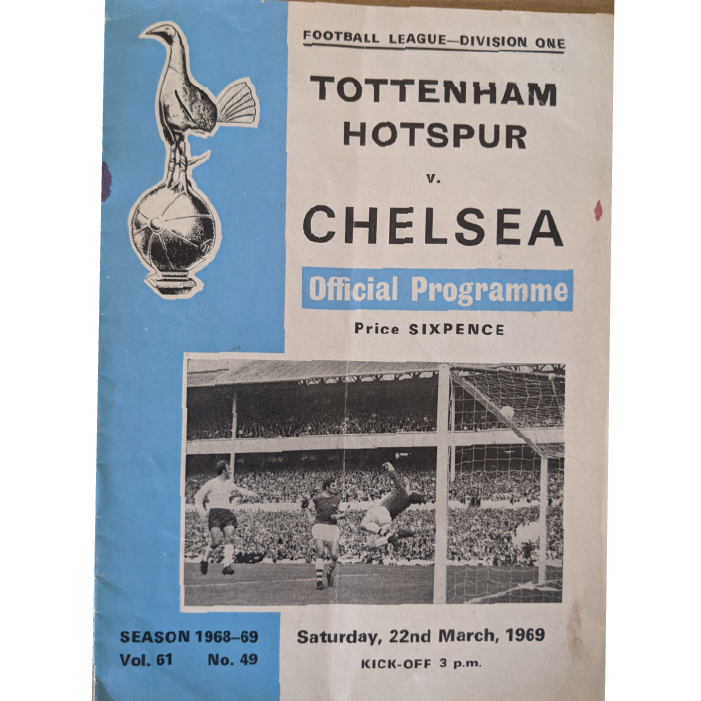 tottenham v chelsea 1969