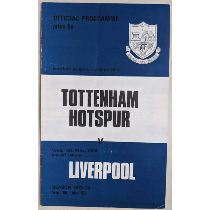 tottenham v liverpool 1974