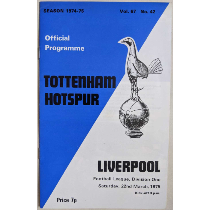 tottenham v liverpool 1975