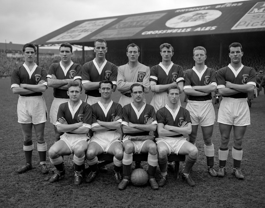 Welsh football team 1958